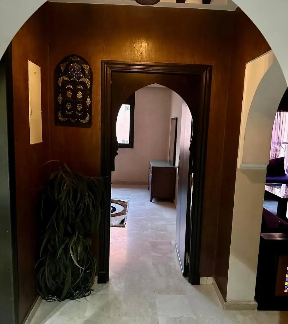 Gueliz -La Kasbah Ac Onebedroom Apart With Parking 马拉喀什 0*,